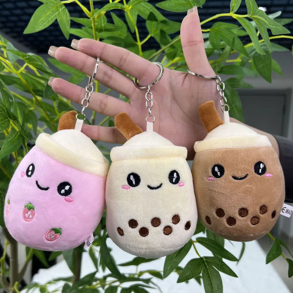 Boba Plush Keychain