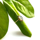 Baizaar Brass Moonstone Solitaire Ring