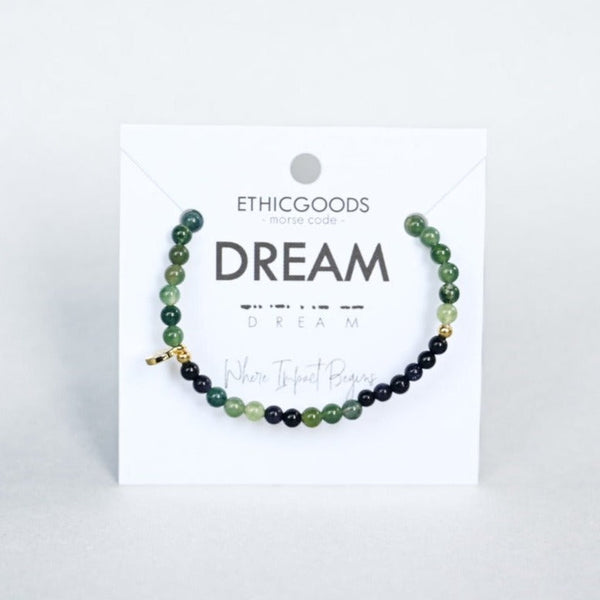 Dream Morse Code Bracelet