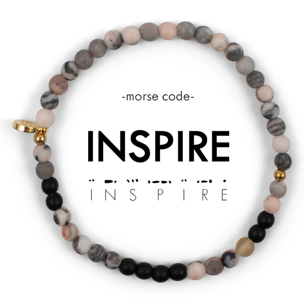 Inspire Morse Code Bracelet