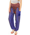 Jeannie Pants Feather  Purple/Gold