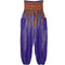 Jeannie Pants Feather  Purple/Gold