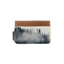 Leather Card Holder-Misty Trees