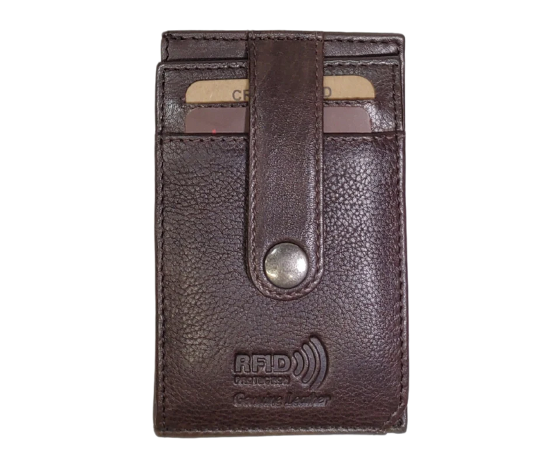 Genuine Leather "Reagan" Card Wallet