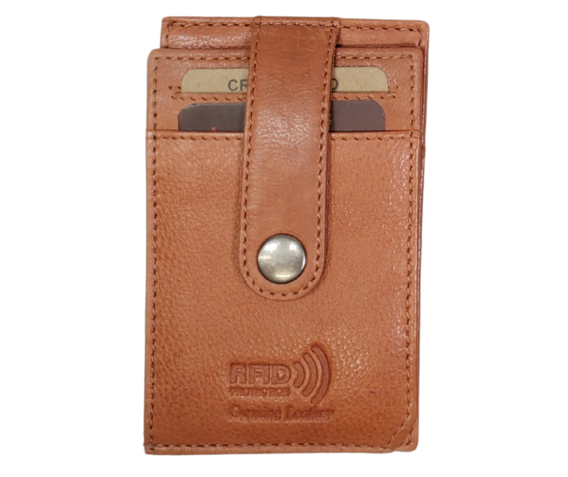 Genuine Leather "Reagan" Card Wallet