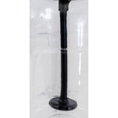 9in Discrete Water Bottle Bubbler (Black)