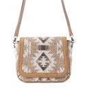 Rising Falcon Woven Shoulder Bag in Prairie Sand