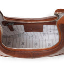 Zidana Winchester Loop Vegetable Tanned Leather Shoulder Bag - Maple Glaze