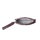 Zidana Bandera Ridge Vegetable-Tanned Leather Wristlet - Dusty Rose