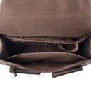 Dust Creek Leather Laptop Bag- Saddle Ember