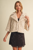 Short Slv Fur Jacket
