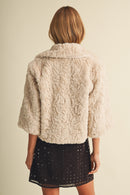 Short Slv Fur Jacket