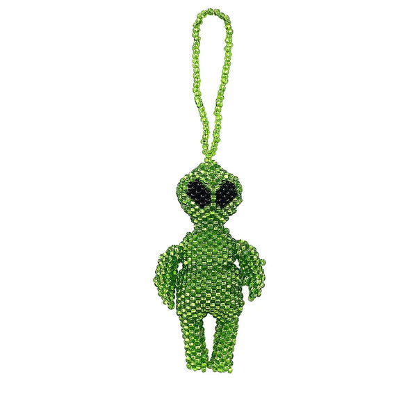 Seed Bead Alien Body Ornament
