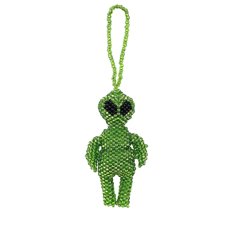 Seed Bead Alien Body Ornament