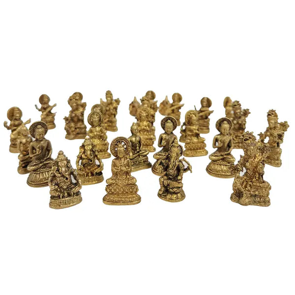 Pocket Mini Brass Statues