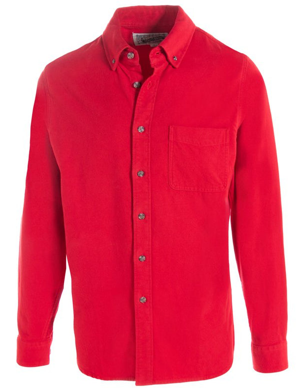 Cotton Flannel Shirt - Red