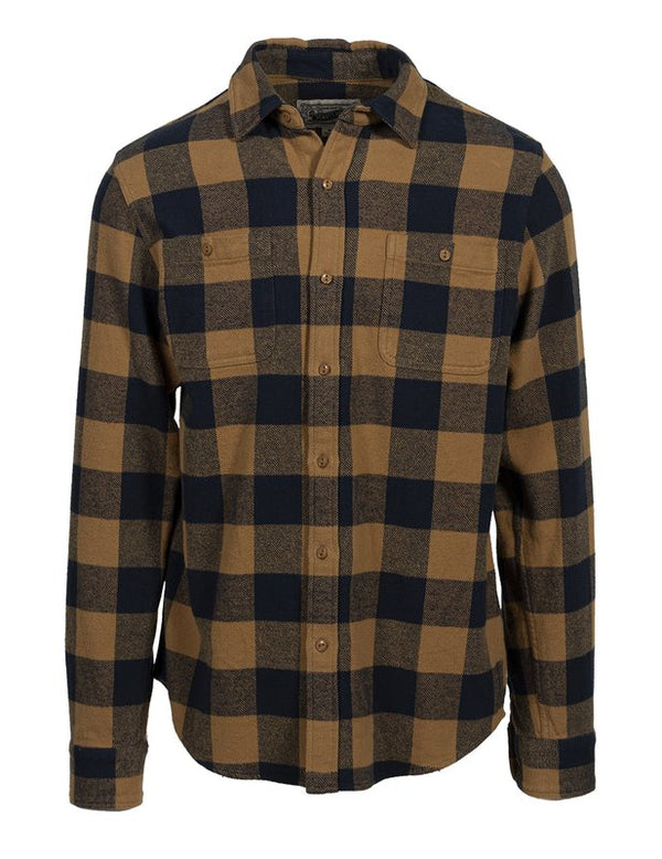 Plaid Cotton Flannel Shirt