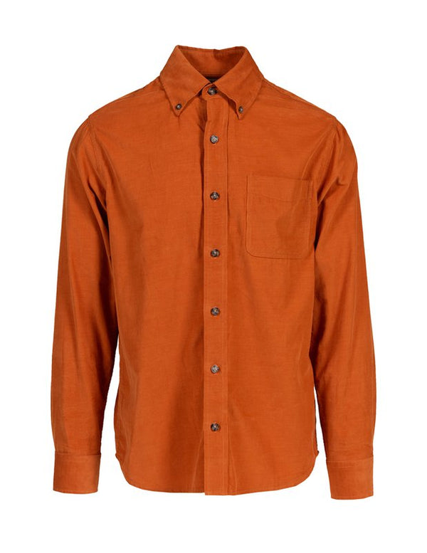 Pinwale Cotton Corduroy Button Down Shirt