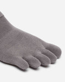 5 Toe Sock - No Show - Grey