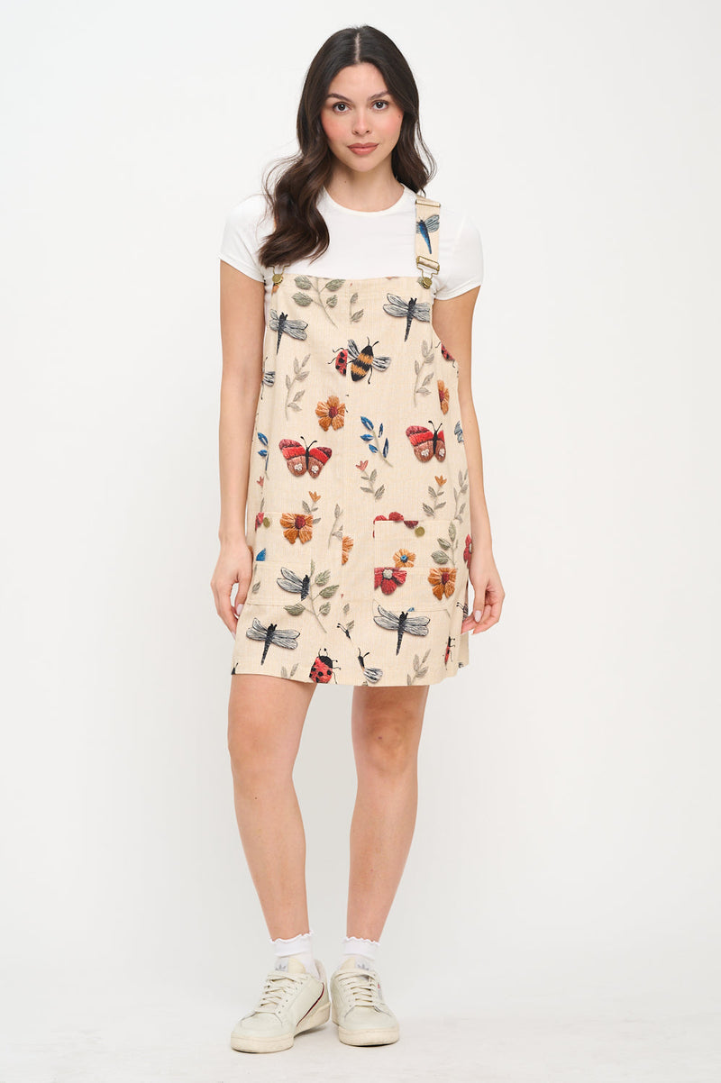 Floral Flutter & Buzz Print Skirtalls