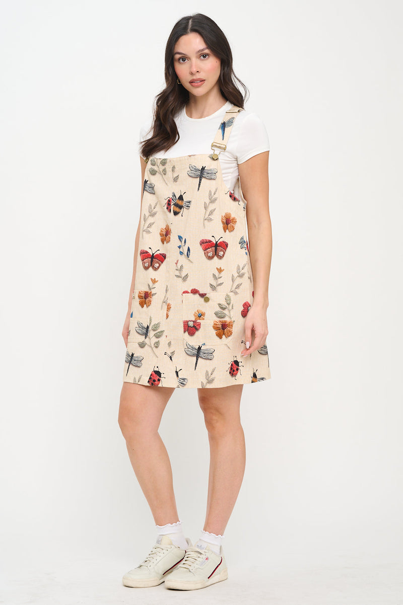 Floral Flutter & Buzz Print Skirtalls