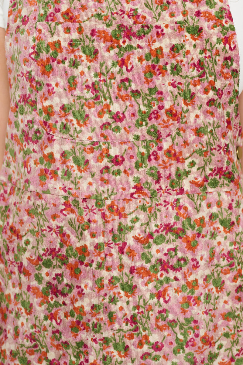 Colorful Blooming Meadow Corduroy Skirtall