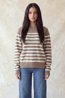 Long Sleeve Striped Sweater Top