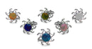 Round Stone Sun Shaped Adjustable Metal Ring