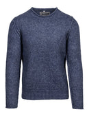 Men's Rolled Edge Sweater - Navy