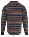 Wool Blend Fair Isle Cardigan - Navy