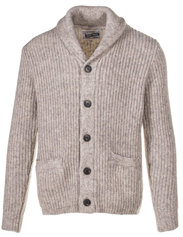 Yak Blend Cardigan- Limestone