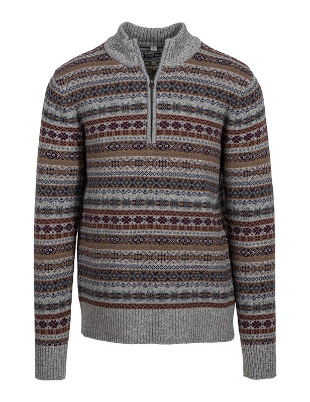 Fairisle 1/4 Zip Sweater