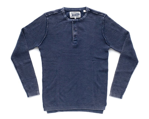 Stonewashed Henley Sweater