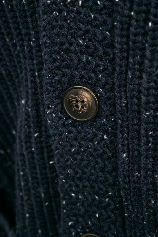 Donegal Cardigan- Navy