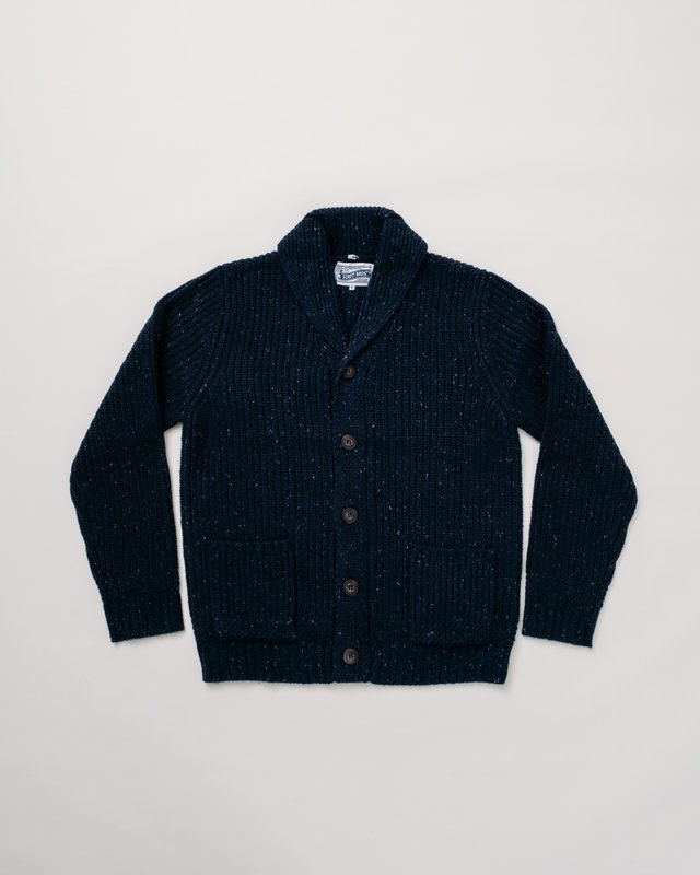 Donegal Cardigan- Navy