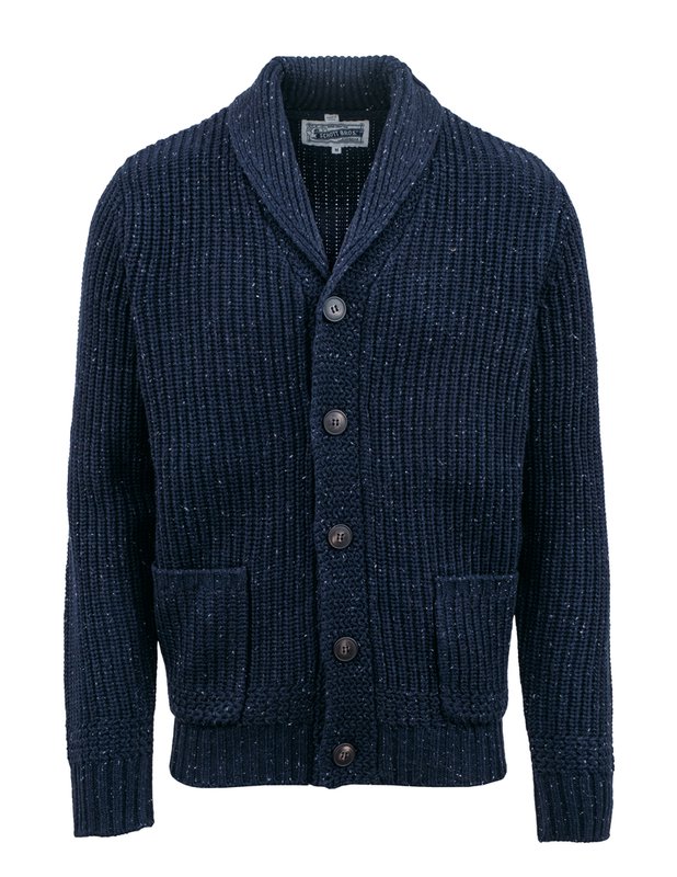 Donegal Cardigan- Navy