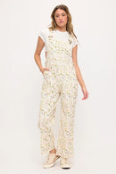 Spring Wildflowers Print Overalls
