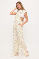 Spring Wildflowers Print Overalls