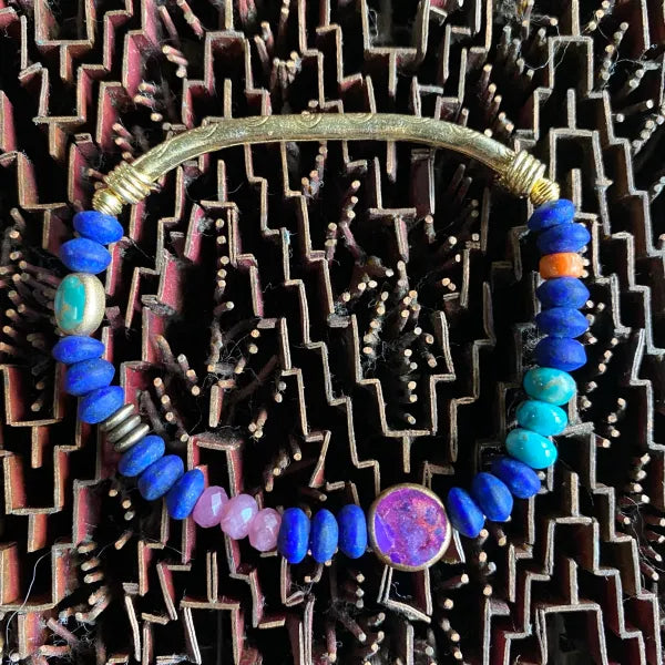 Lapis Tear Jerker Bracelet