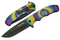 Tie Dye Folder Knife