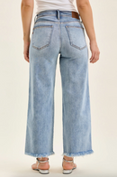 Judy Blue MR Ankle Wide Leg + Hollywood WB + Fray Hem