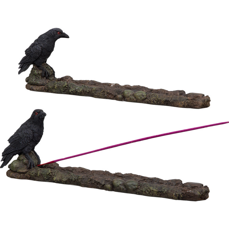 Raven Incense Holder