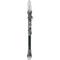 Clear Quarts Point with Silver Tree of Life Magic Wand