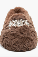 Slumber Party Loafer Slipper - Chocolate Details