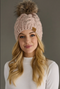 Cable Knit Pom Hat