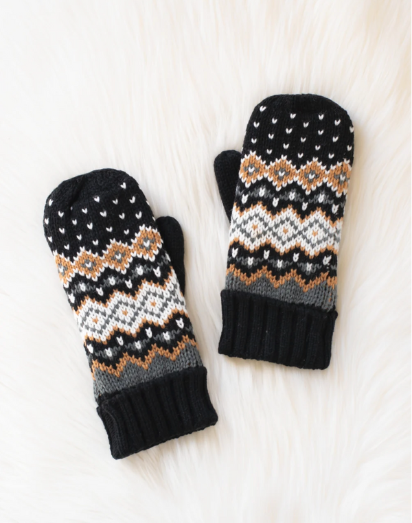 Patterned Mittens