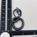 Blackening Stainless Steel Snake Pendant