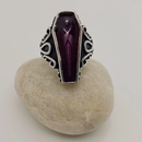 Skull Series Zombie Coffin Stainless Steel Ring