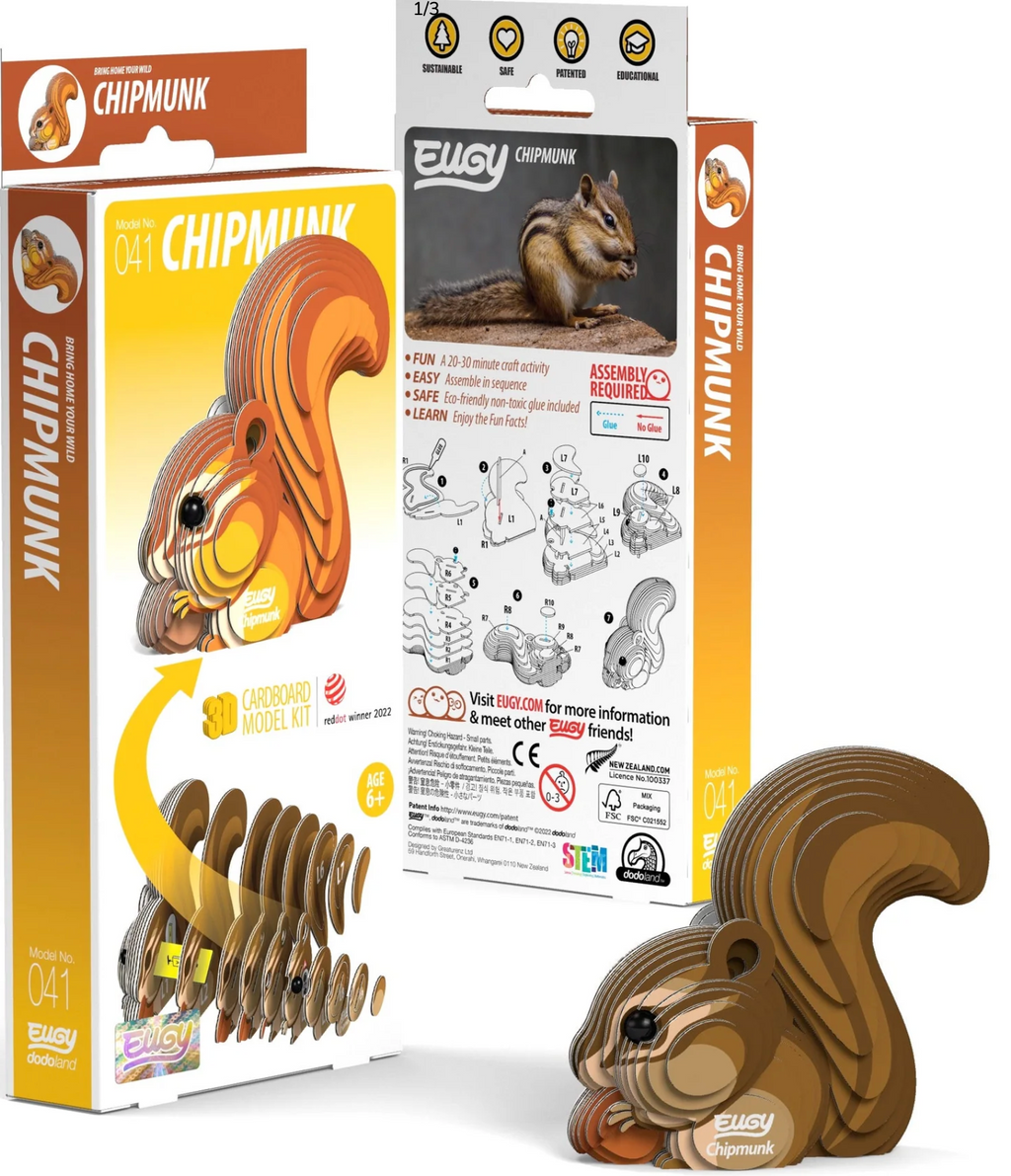 3D Chipmunk Puzzle – Sunbeam General Store
