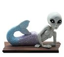 Alien Invasion Sexy Lying Mermaid Statue